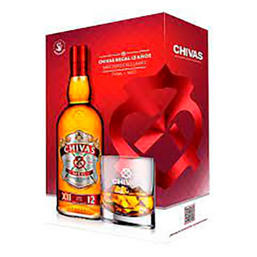 Chiva Riga Chivas Regal Whisky Scotch 12 años | Vinos Acarané - Licores - Venta Online